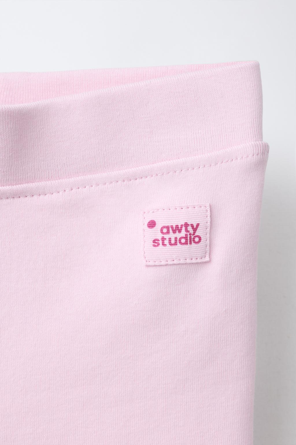 ЛЕГИНСЫ клёш ИЗ ТКАНИ ИНТЕРЛОК С ЭТИКЕТКОЙ