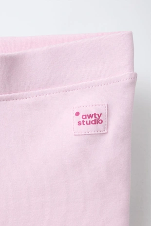 Легинсы клёш из ткани интерлок с этикеткой- Заказать в России