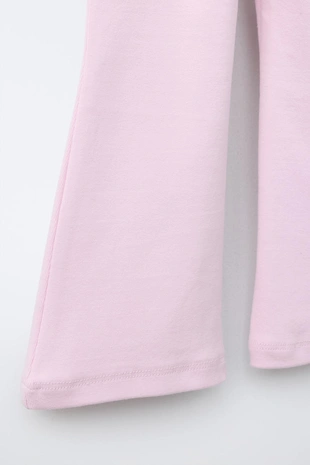 Легинсы клёш из ткани интерлок с этикеткой- Заказать в России