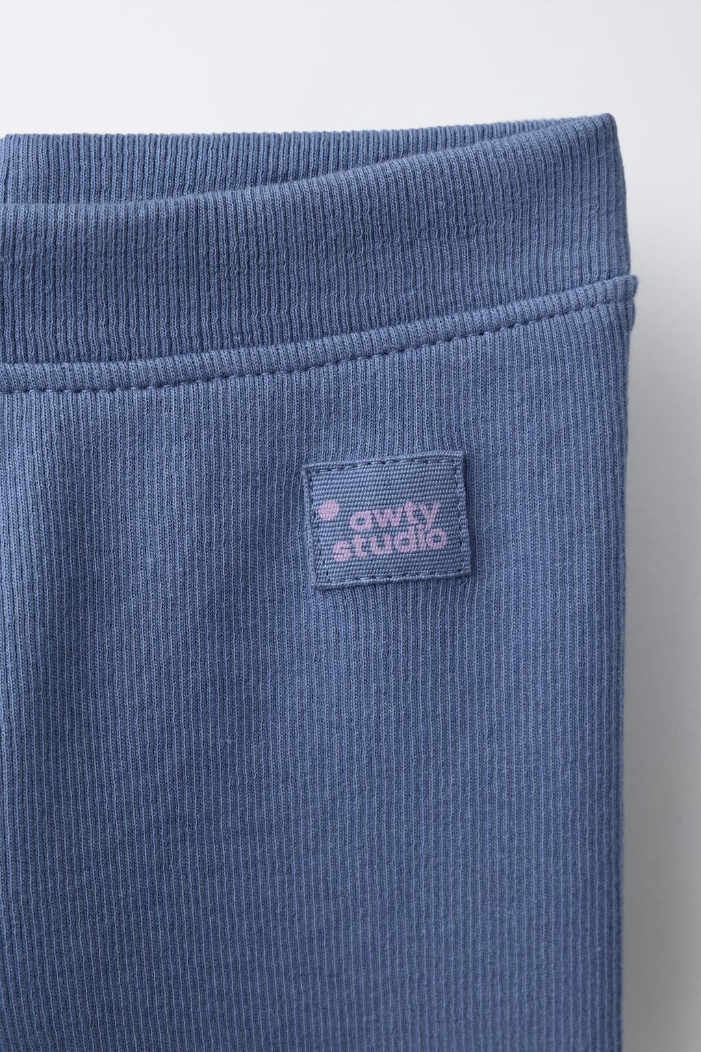 ЛЕГГИНСЫ В РУБЧИК С ЭТИКЕТКОЙ