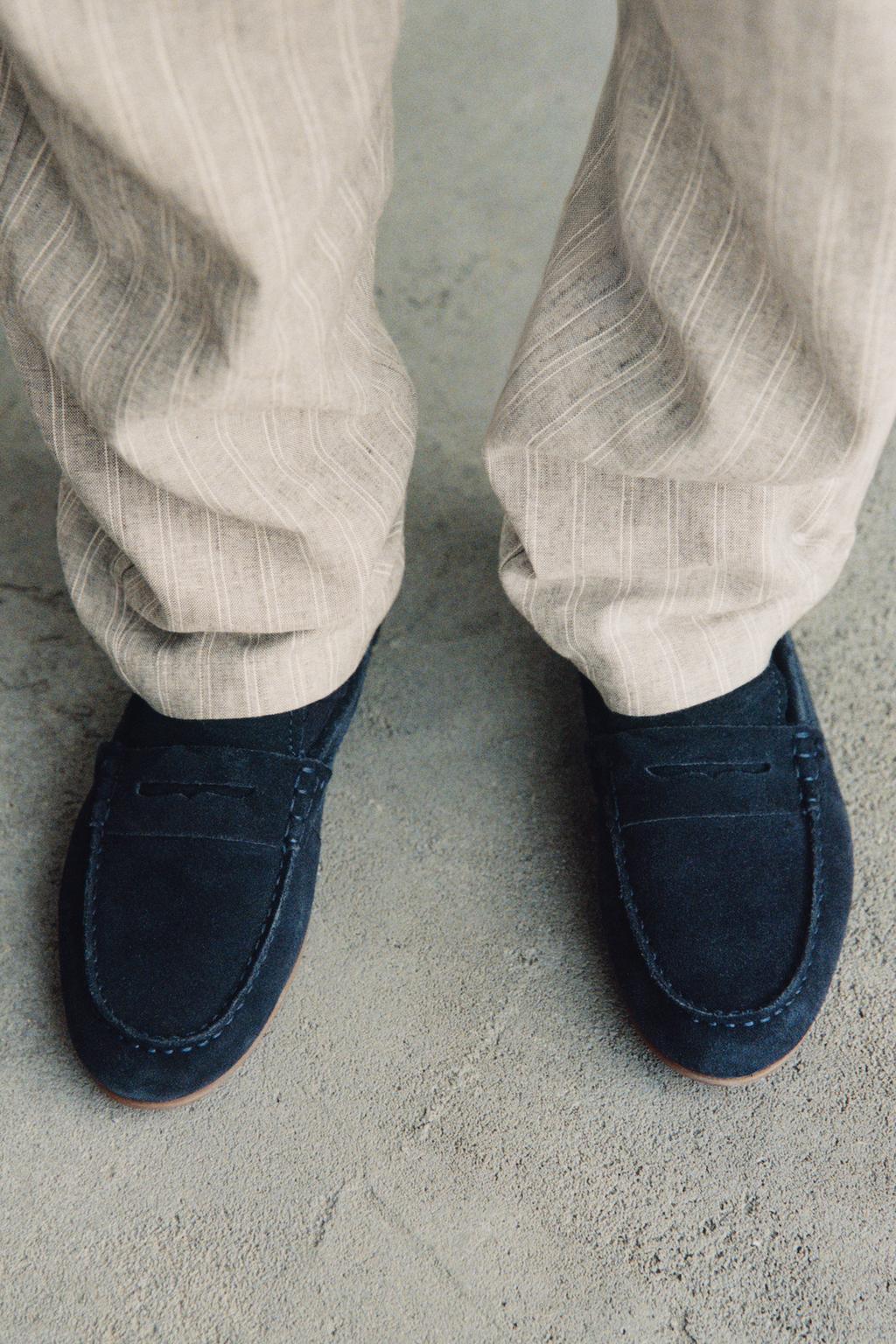 БРЮКИ ИЗ ХЛОПКА И ЛЬНА В ПОЛОСКУ