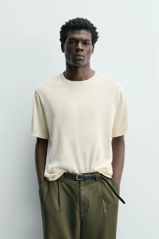 Футболка из легкого хлопкового трикотажа