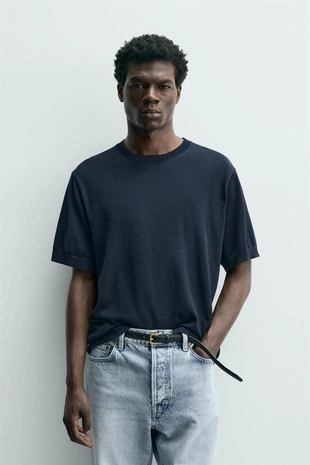 Футболка из легкого хлопкового трикотажа