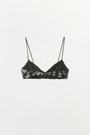 Бралетт с пайетками и бисером- Заказать в России