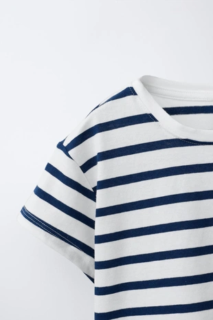 Набор из трех футболок в полоску- Заказать в России