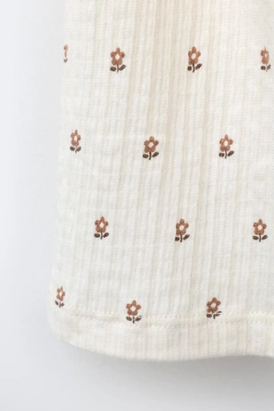 Комбинированное платье с цветочным принтом- Заказать в России