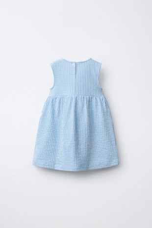 Платье в полоску с аппликацией «сердечко»