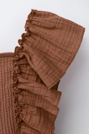 Платье из комбинированной ткани- Заказать в России