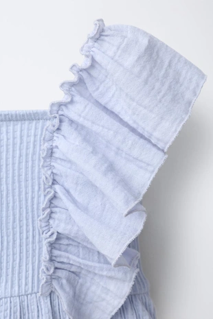 Комбинированное платье из рельефной ткани- Заказать в России