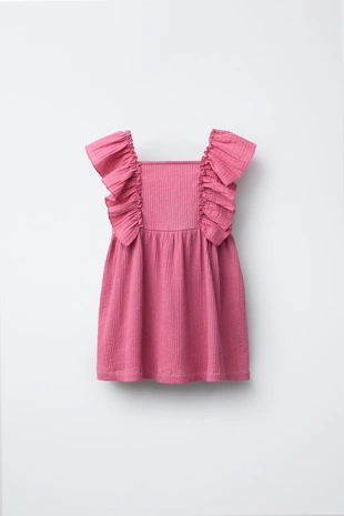 Платье из комбинированной ткани- Заказать в России