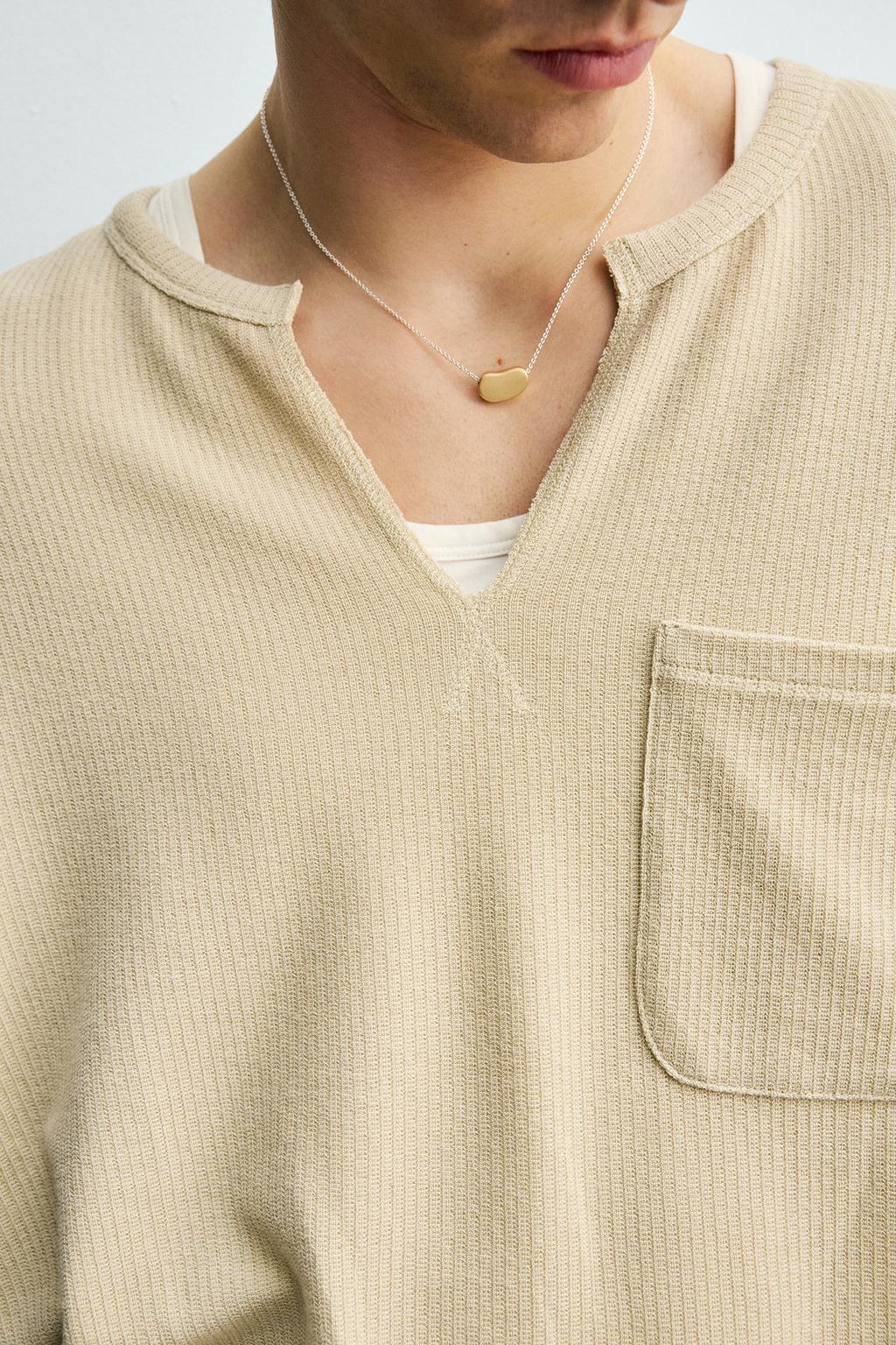 ФУТБОЛКА-ПОЛО ИЗ РЕЛЬЕФНОЙ ТКАНИ