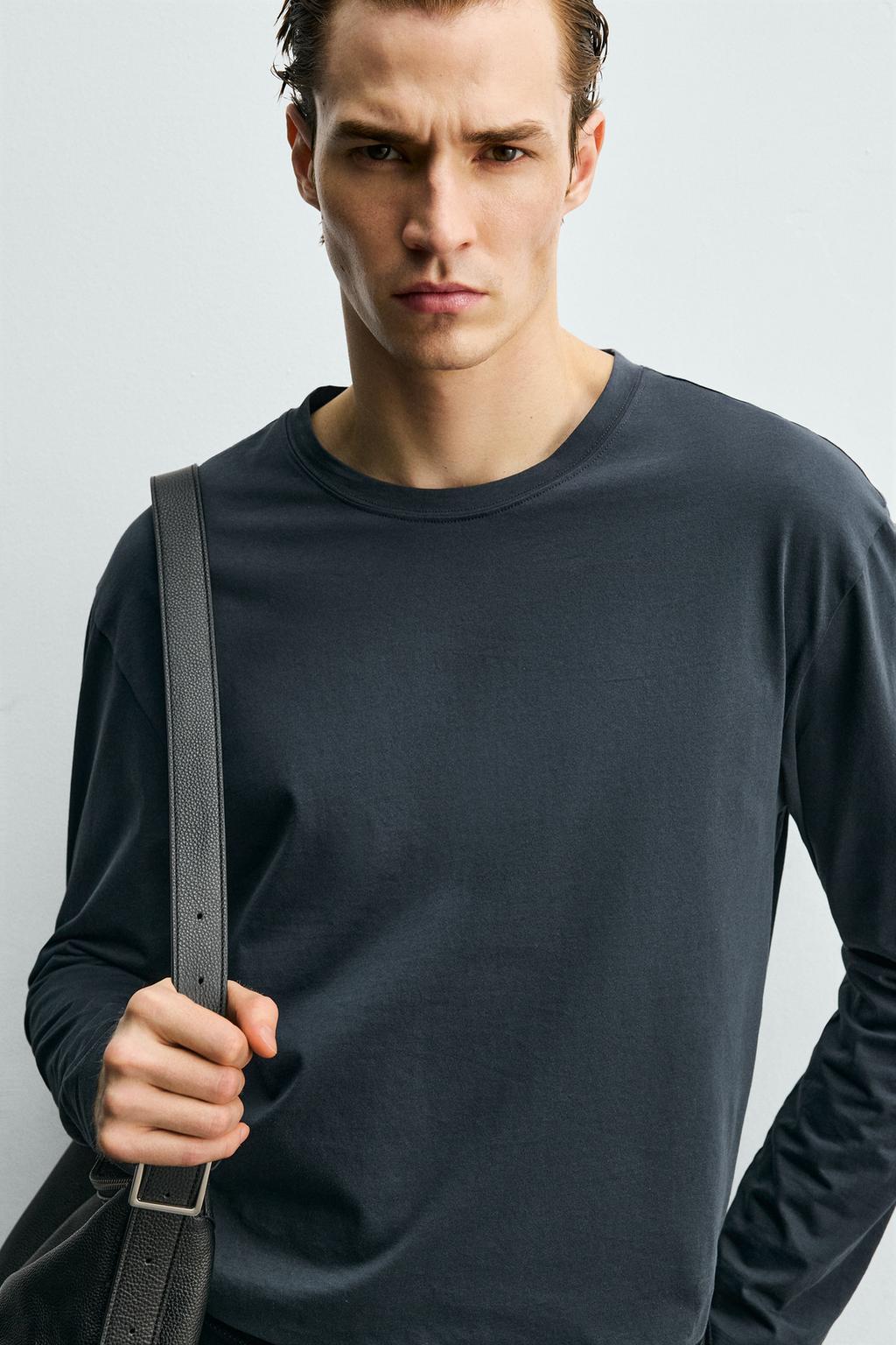 ФУТБОЛКА МЕРСЕРИЗОВАННАЯ С ДЛИННЫМИ РУКАВАМИ