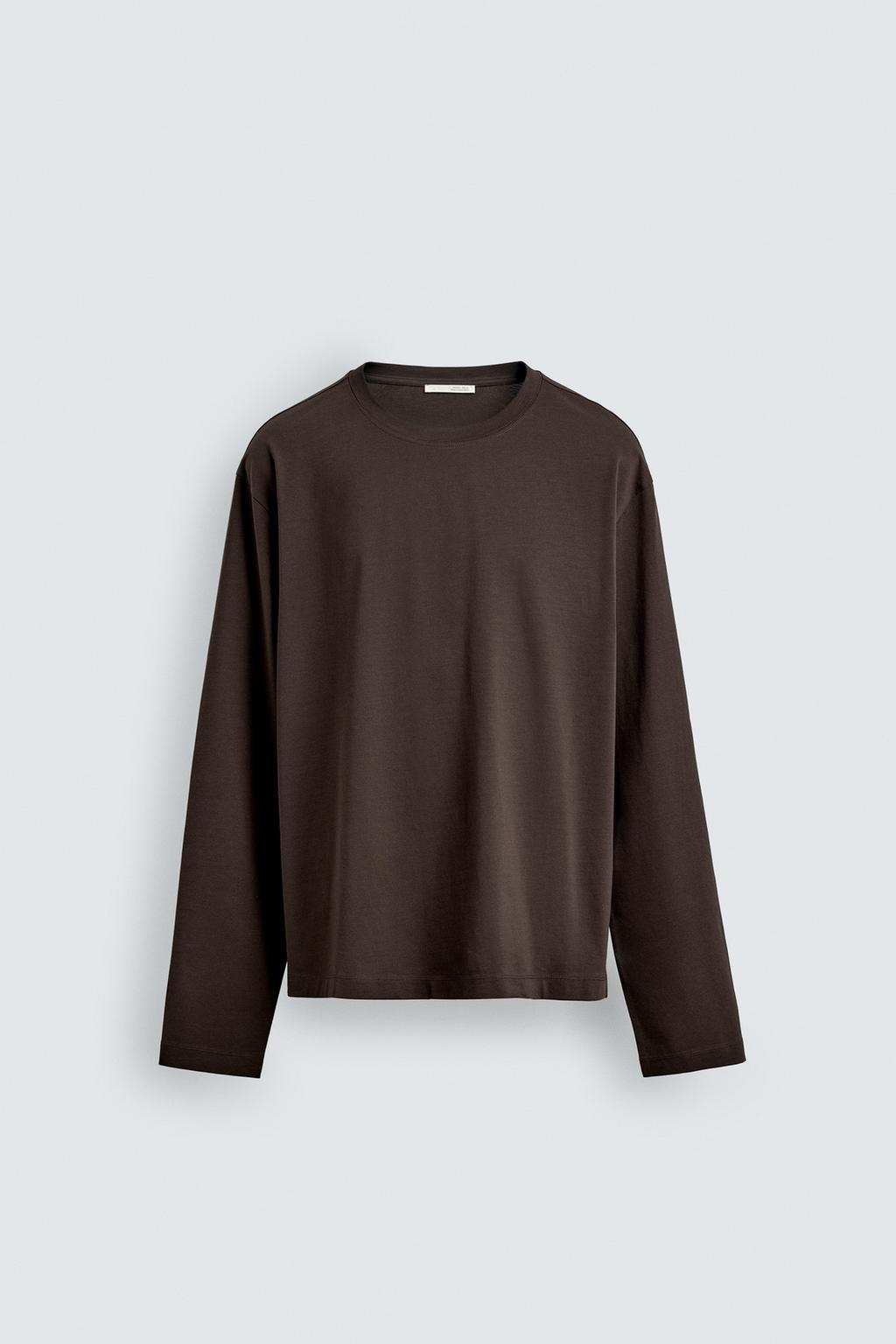 ФУТБОЛКА МЕРСЕРИЗОВАННАЯ С ДЛИННЫМИ РУКАВАМИ