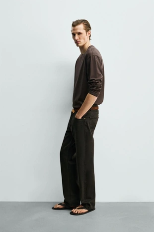 Футболка мерсеризованная с длинными рукавами