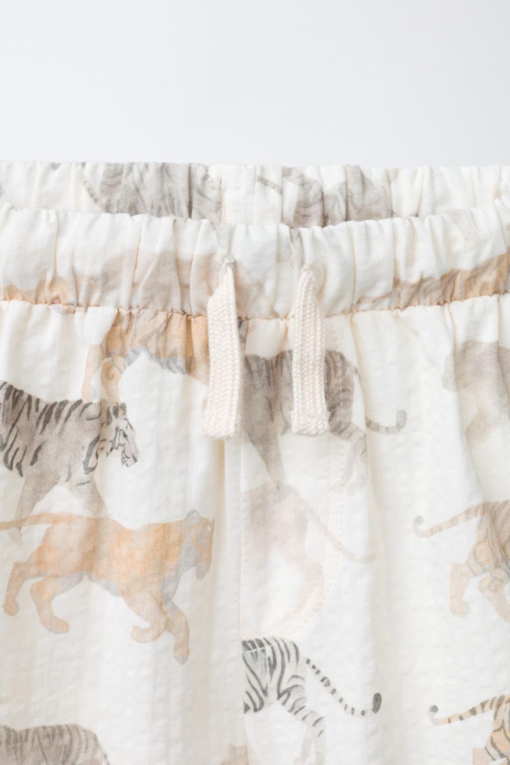 ШОРТЫ С АНИМАЛИСТИЧНЫМ ПРИНТОМ