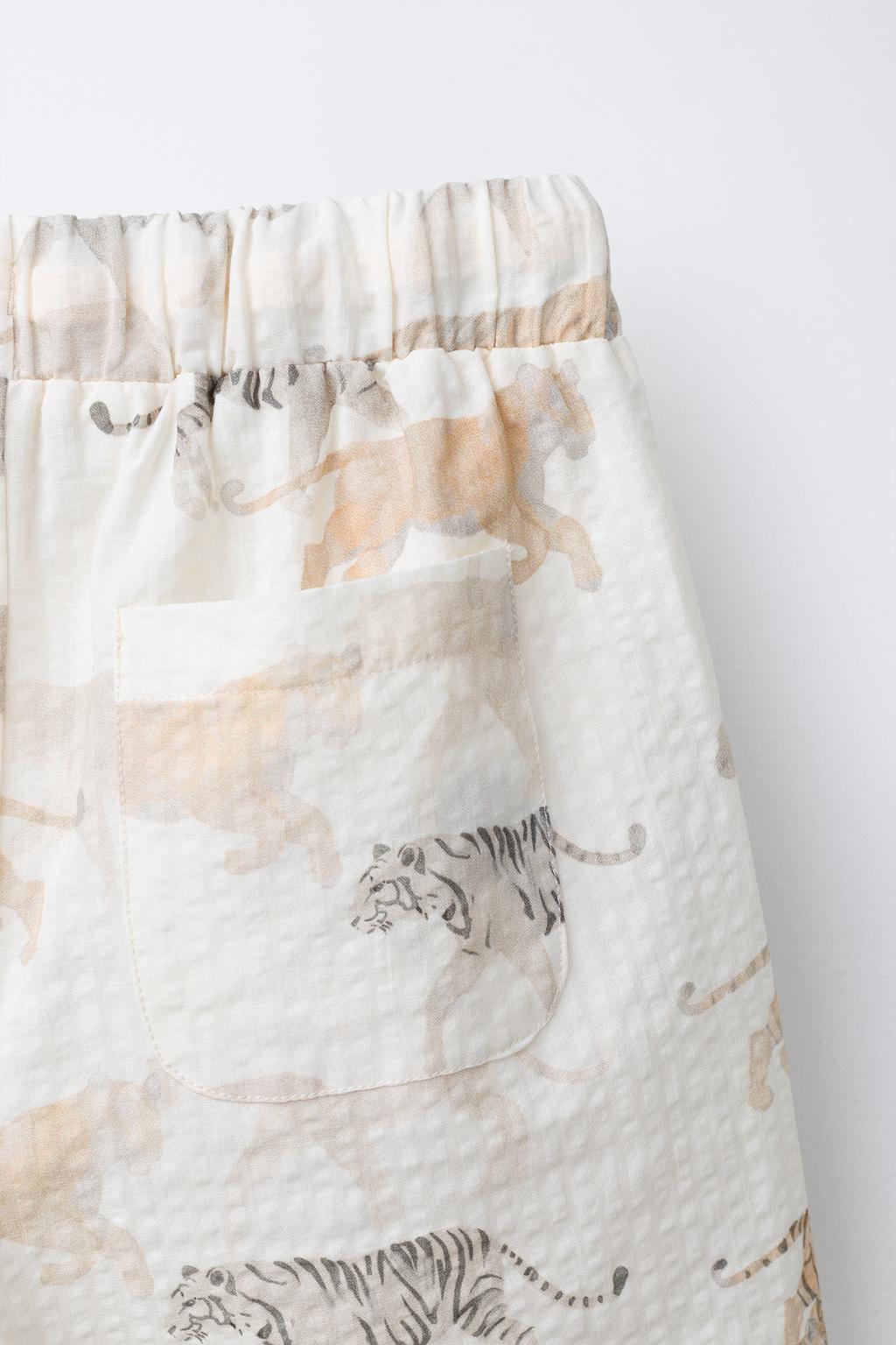 ШОРТЫ С АНИМАЛИСТИЧНЫМ ПРИНТОМ