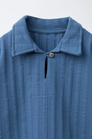 Комплект джоггеры из футболки-поло и бермуд- Заказать в России