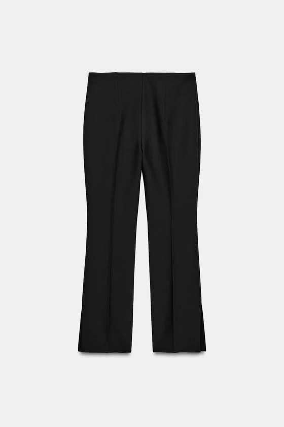 УКОРОЧЕННЫЕ БРЮКИ С ВЫСОКОЙ ПОСАДКОЙ — коллекция Zara «ZW»