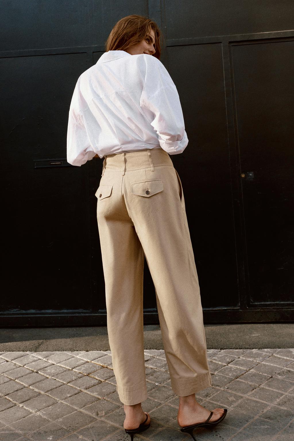 ШИРОКИЕ БРЮКИ С РЕГУЛИРУЕМЫМИ МАНЖЕТАМИ