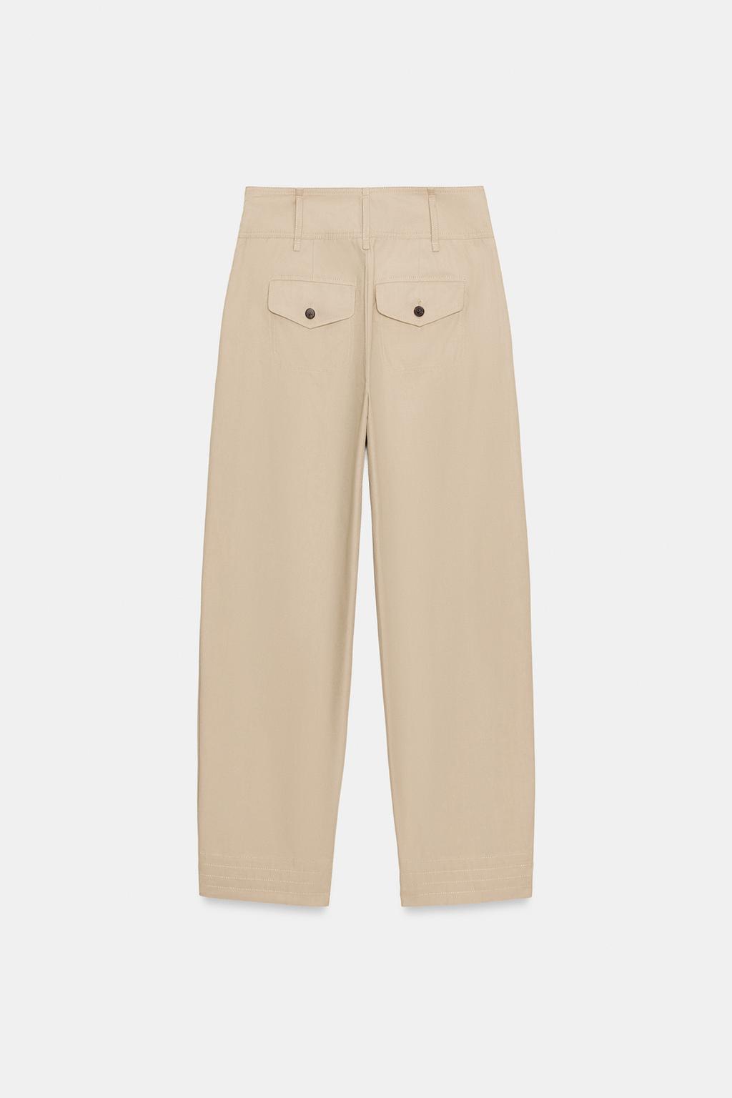 ШИРОКИЕ БРЮКИ С РЕГУЛИРУЕМЫМИ МАНЖЕТАМИ