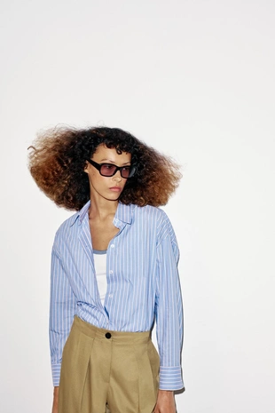 Брюки  с защипами- Заказать в России