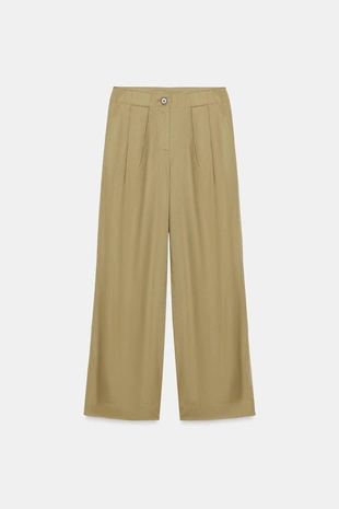 Брюки  с защипами- Заказать в России