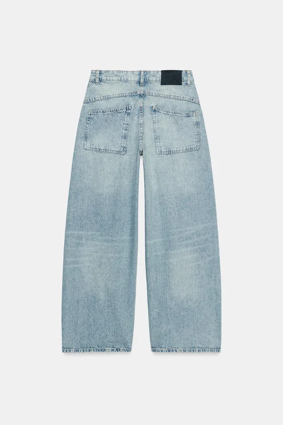 ДЖИНСЫ коллекция Zara «ZW» LOOSE  СО СРЕДНЕЙ ПОСАДКОЙ