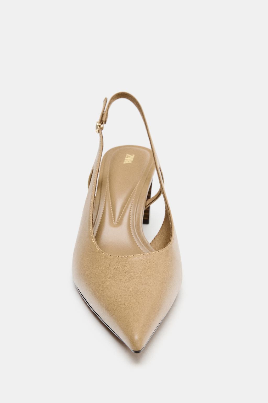 ТУФЛИ-МЮЛИ НА КАБЛУКЕ С ВЫРЕЗАМИ