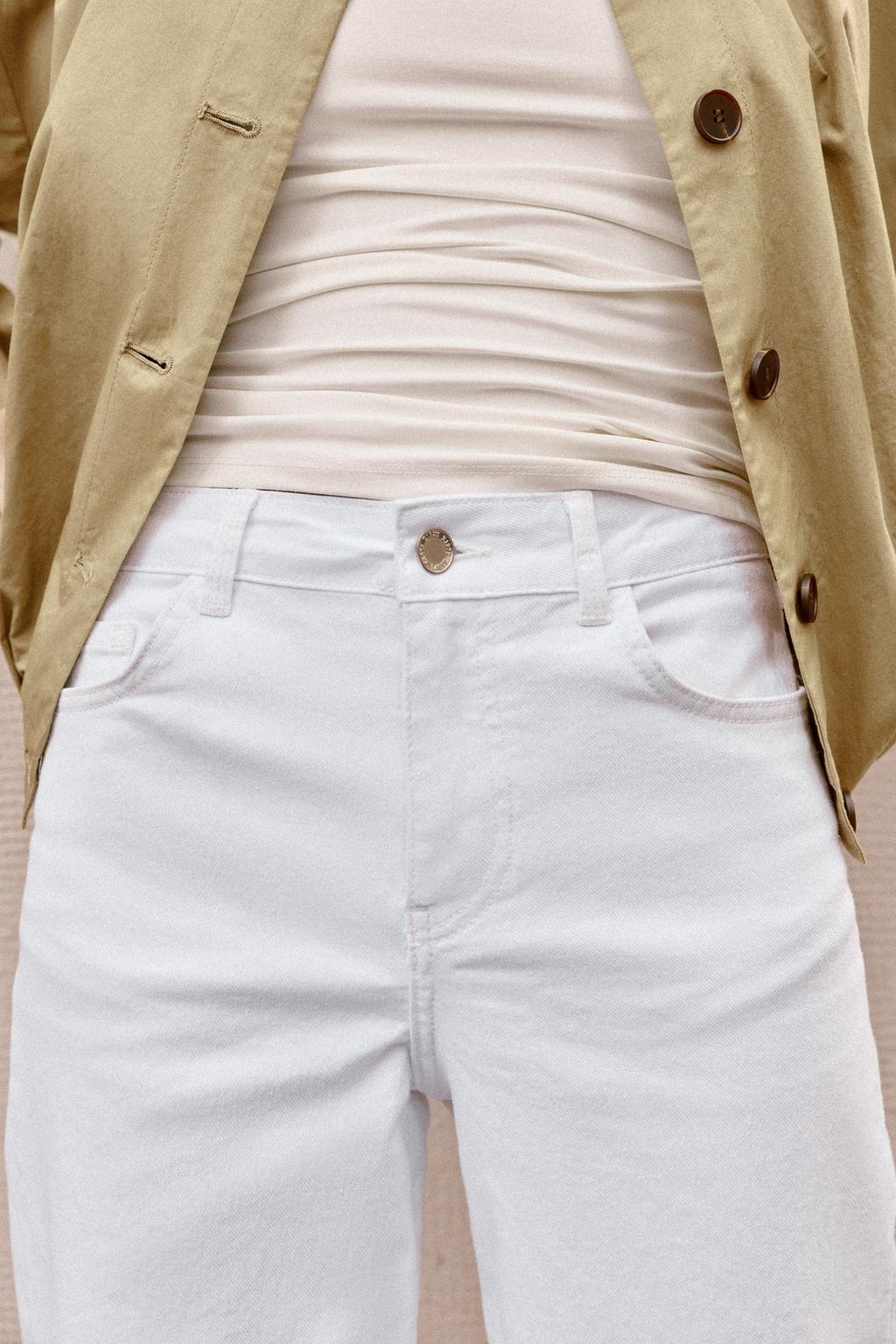 ДЖИНСЫ Z1975 КЮЛОТЫ С ВЫСОКОЙ ПОСАДКОЙ 