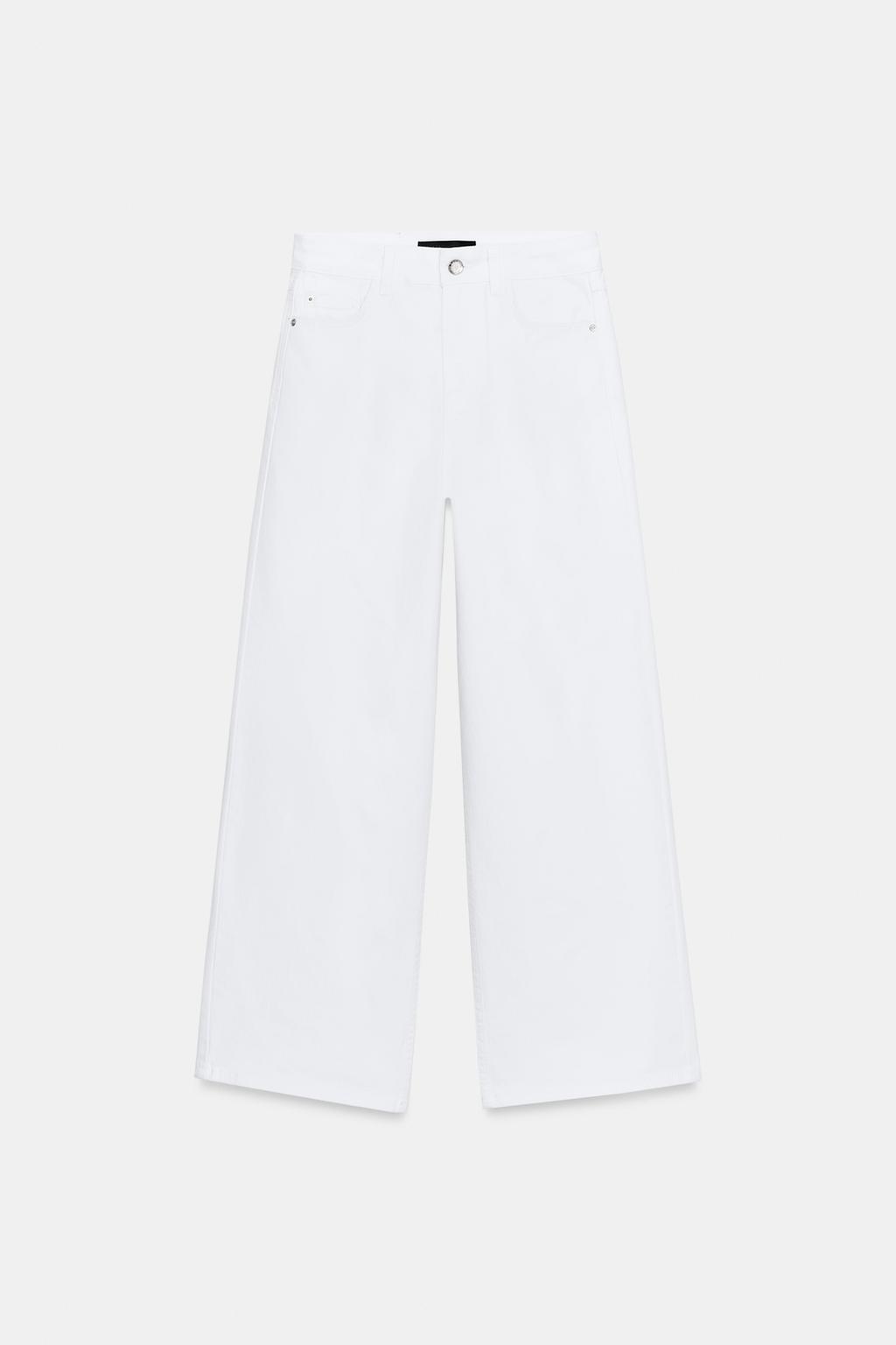 ДЖИНСЫ Z1975 КЮЛОТЫ С ВЫСОКОЙ ПОСАДКОЙ 