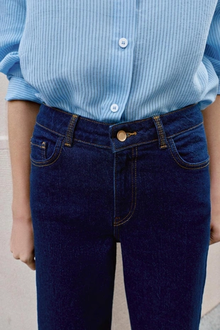 Джинсы Z1975 кюлоты с высокой посадкой - Заказать в России