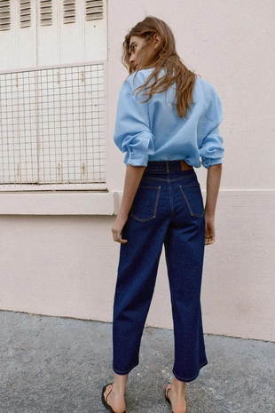 Джинсы Z1975 кюлоты с высокой посадкой - Заказать в России