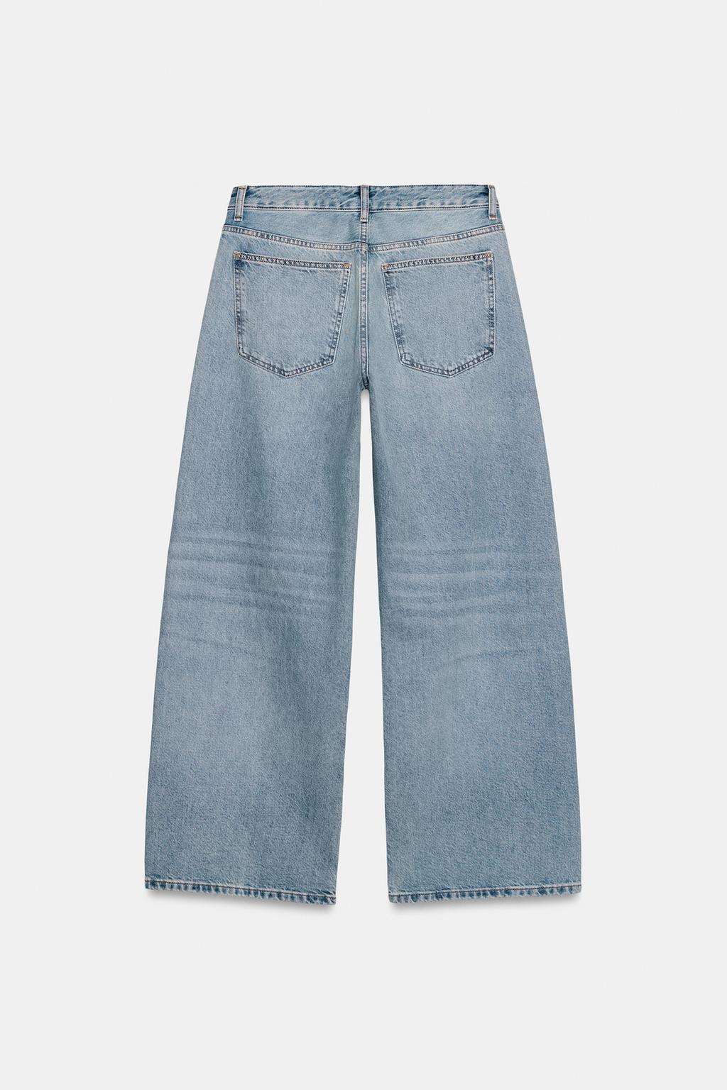 ДЖИНСЫ «TRF Extra»  С ЗАКЛЕПКАМИ И ВЫСОКОЙ ПОСАДКОЙ