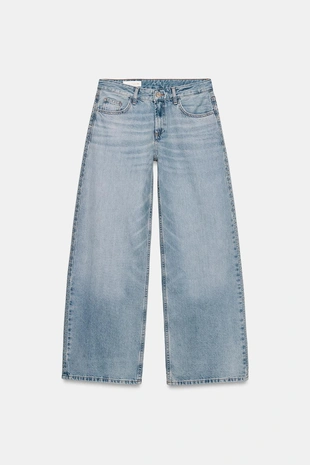 Джинсы «Trf Extra»  с заклепками и высокой посадкой- Заказать в России