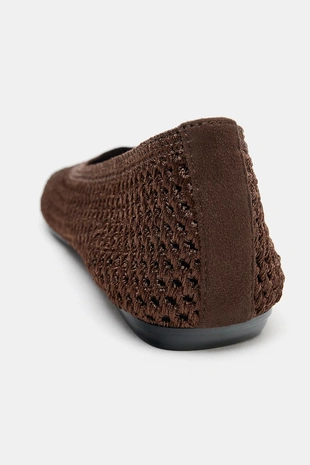 Балетки с плетеным верхом- Заказать в России