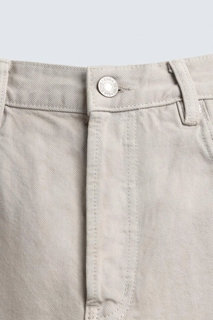 Укороченные джинсы 