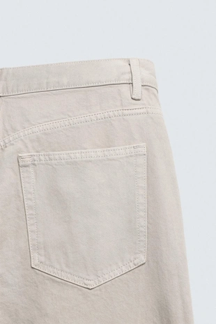 Укороченные джинсы 