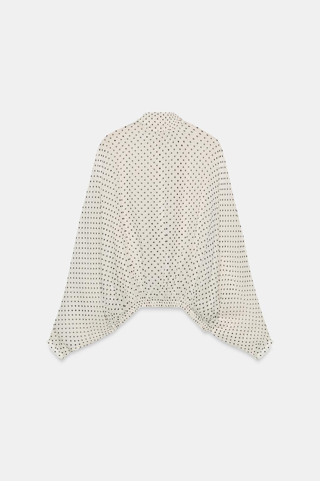 БЛУЗА В ГОРОШЕК — коллекция Zara «ZW»