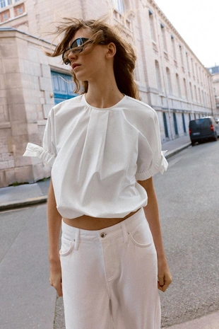 Топ-баллон с завязками- Заказать в России