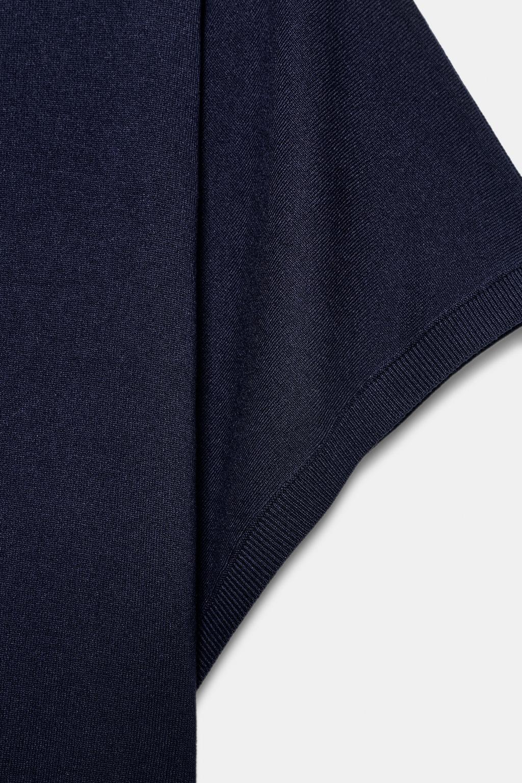 ТРИКОТАЖНЫЙ ТОП С ШИРОКИМИ РУКАВАМИ