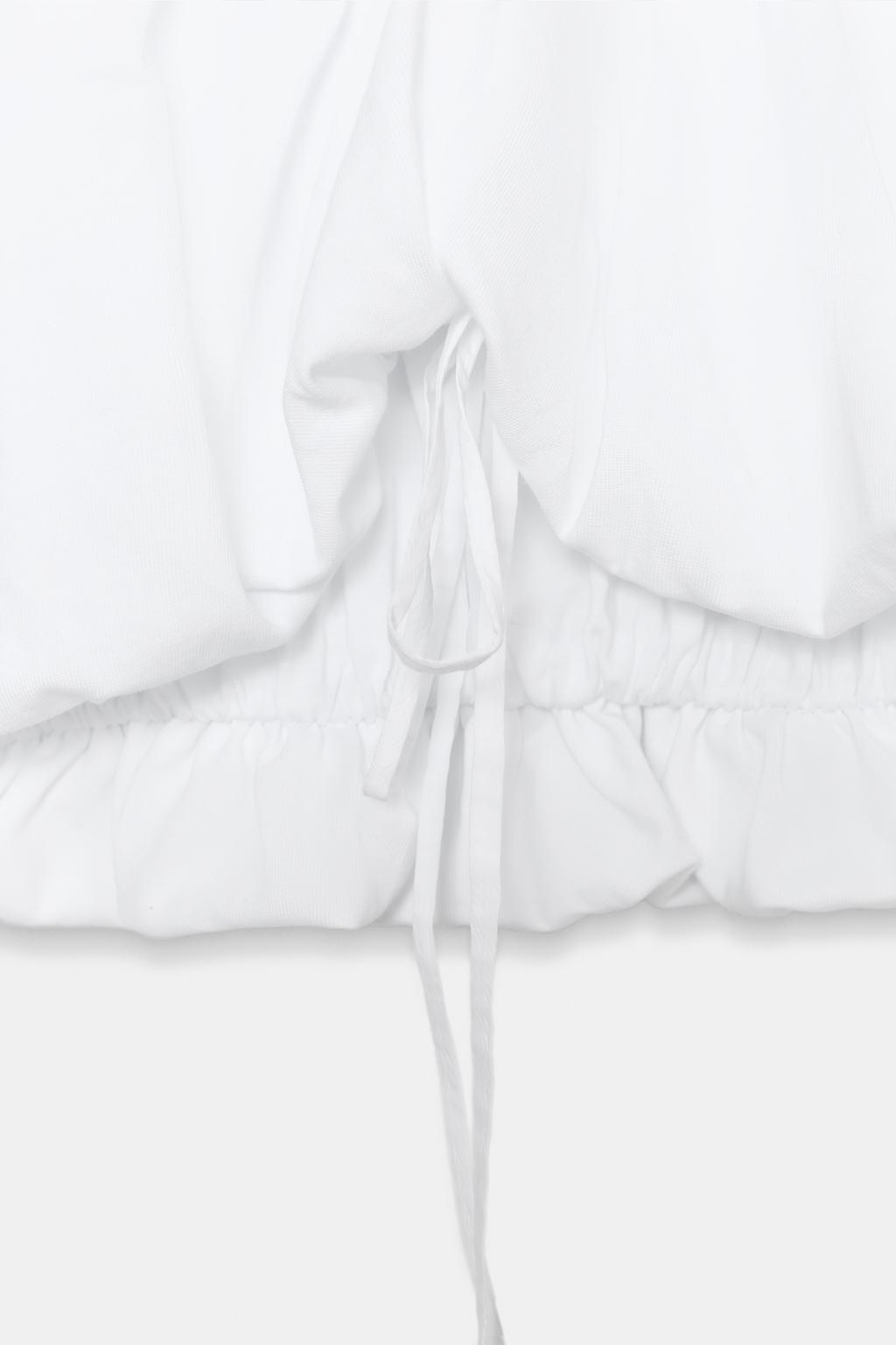 ТОП ИЗ ПЛОТНОГО ХЛОПКА ОБЪЕМНОГО КРОЯ