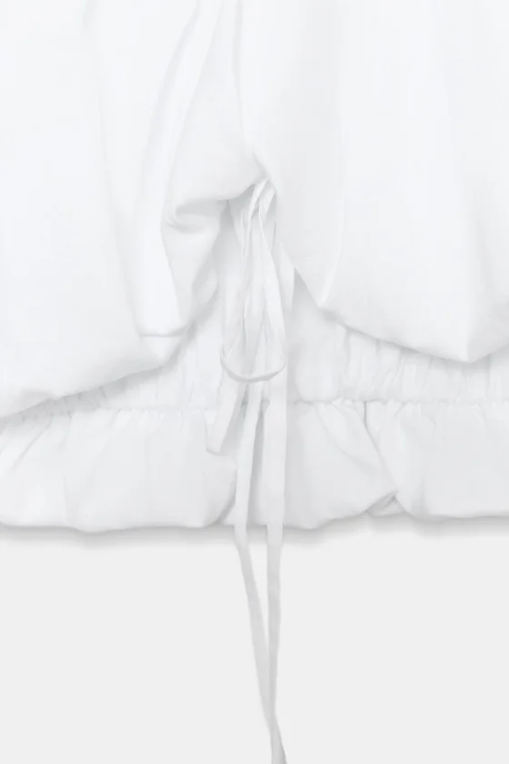 ТОП ИЗ ПЛОТНОГО ХЛОПКА ОБЪЕМНОГО КРОЯ