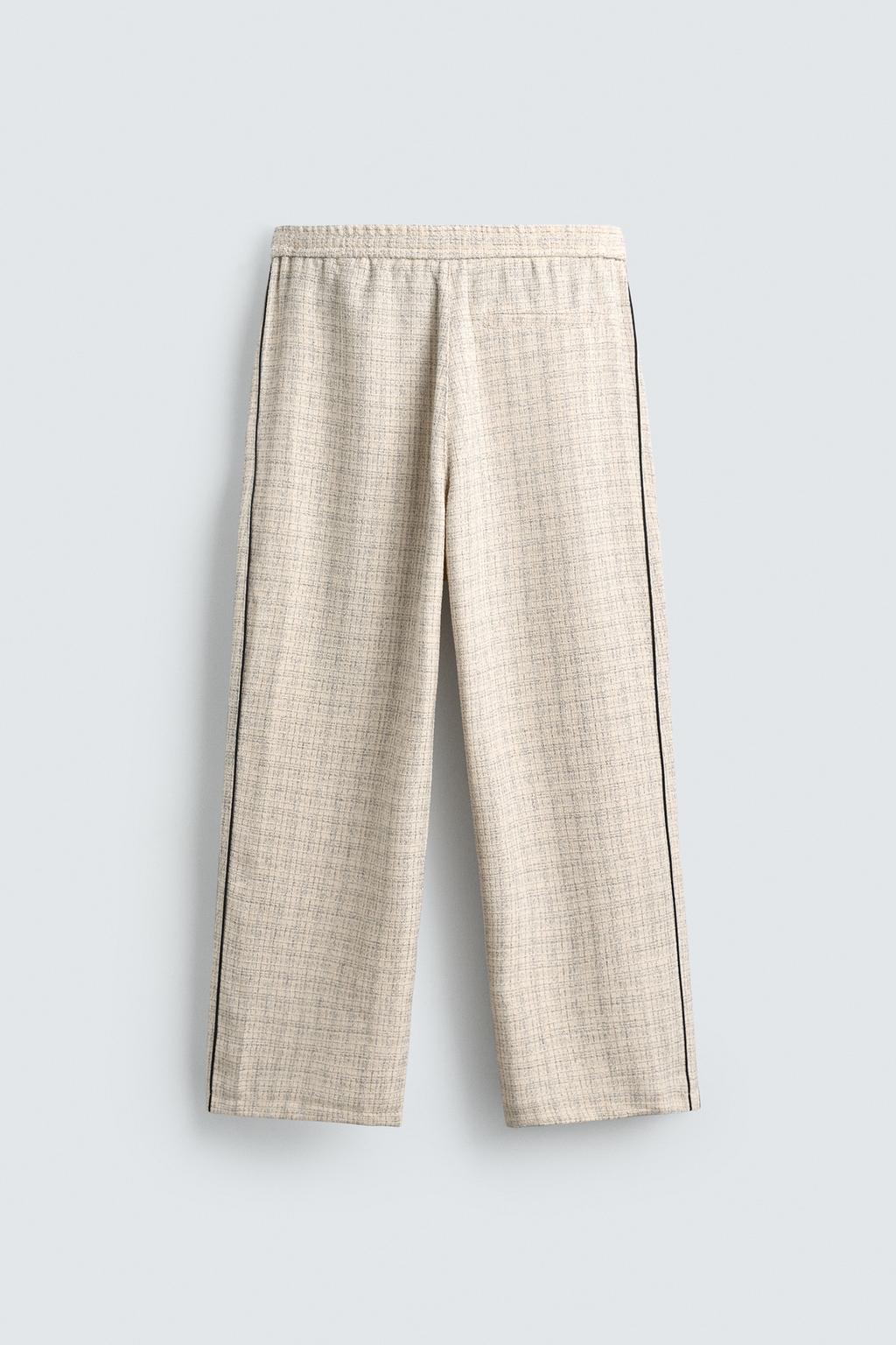 БРЮКИ-ДЖОГГЕРЫ С КОНТРАСТНЫМИ ЛАМПАСАМИ