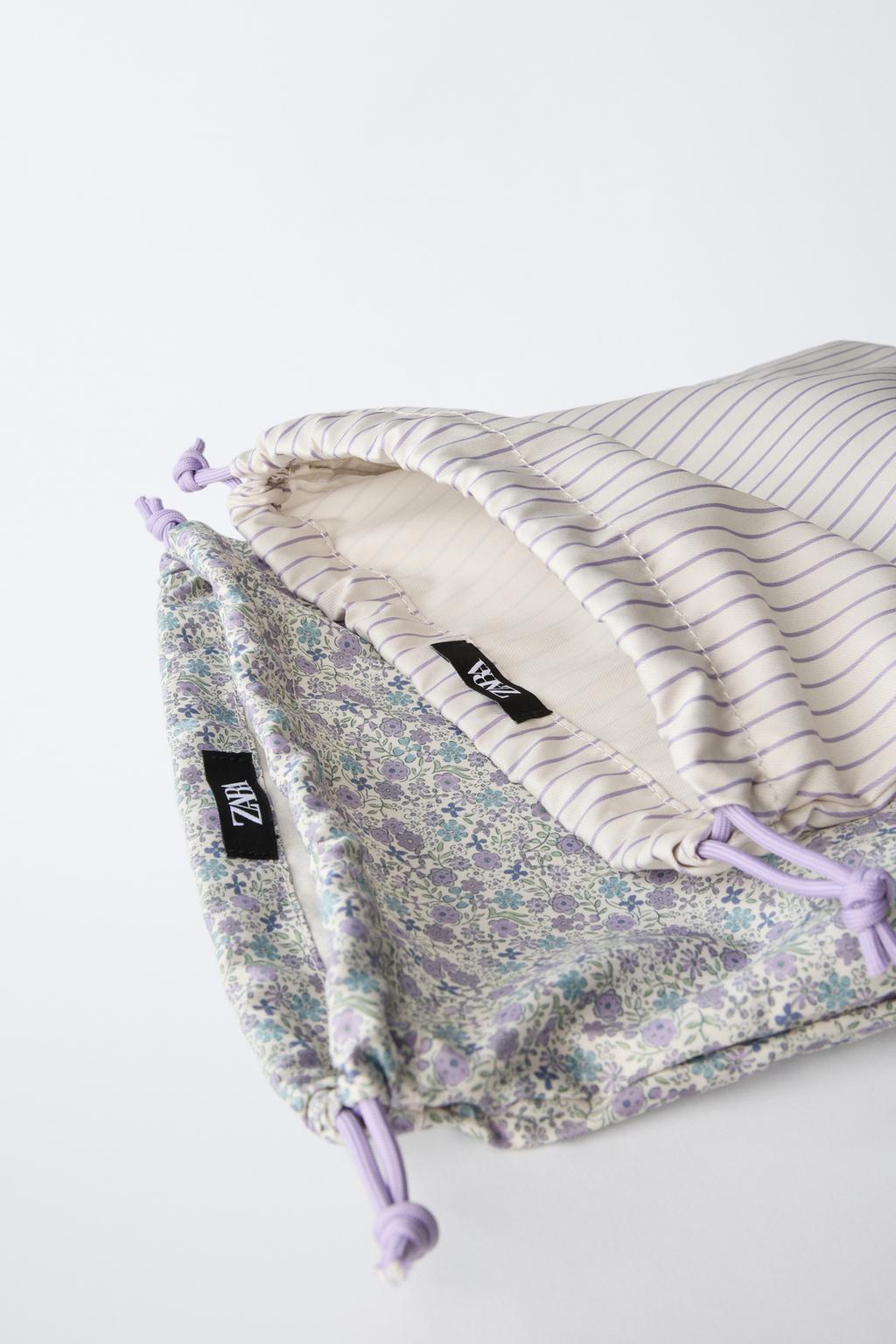 НАБОР ДОРОЖНЫХ СУМОК С ЦВЕТОЧНЫМ ПРИНТОМ