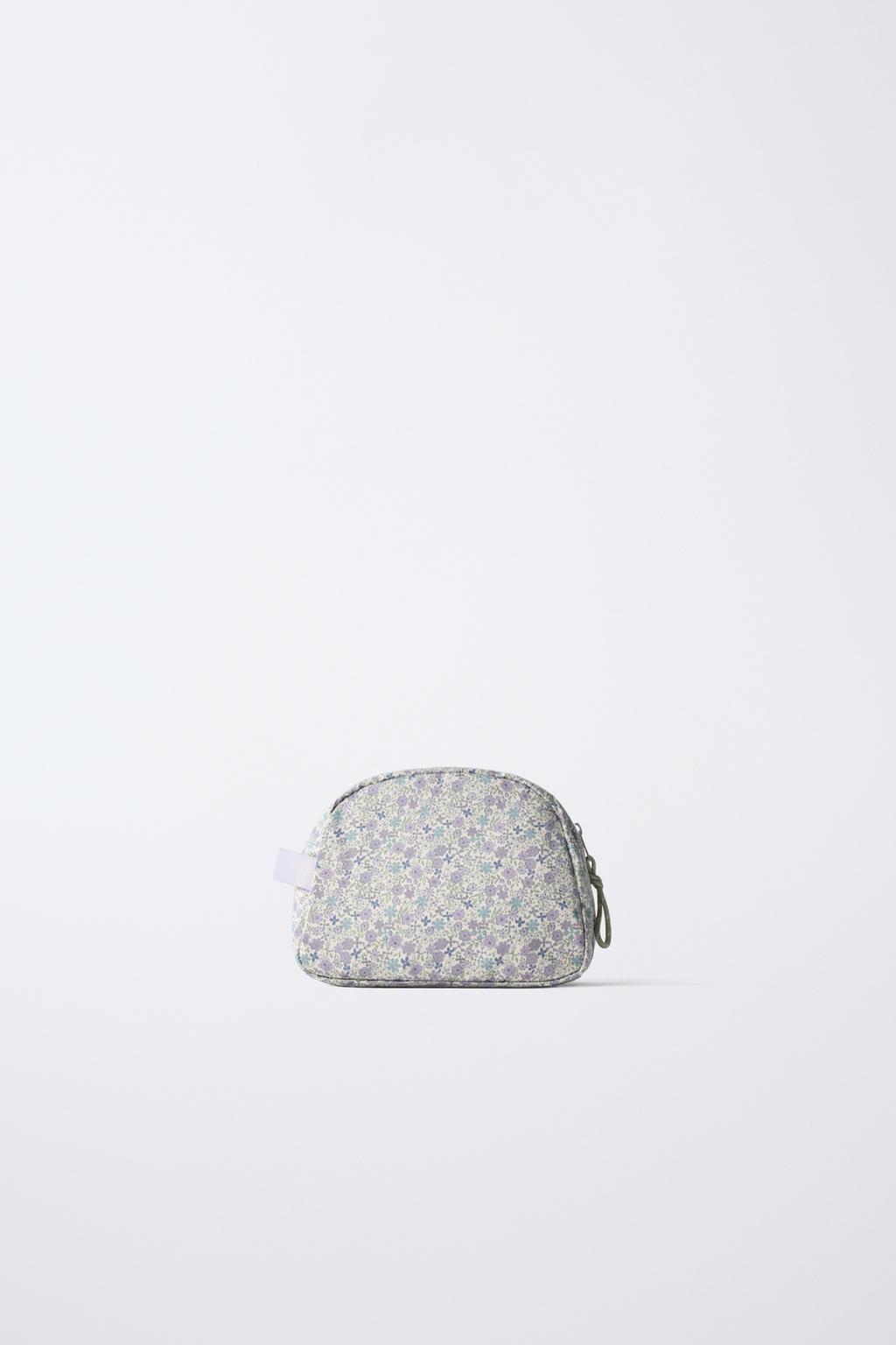 ДОРОЖНАЯ КОСМЕТИЧКА С ЦВЕТОЧНЫМ ПРИНТОМ