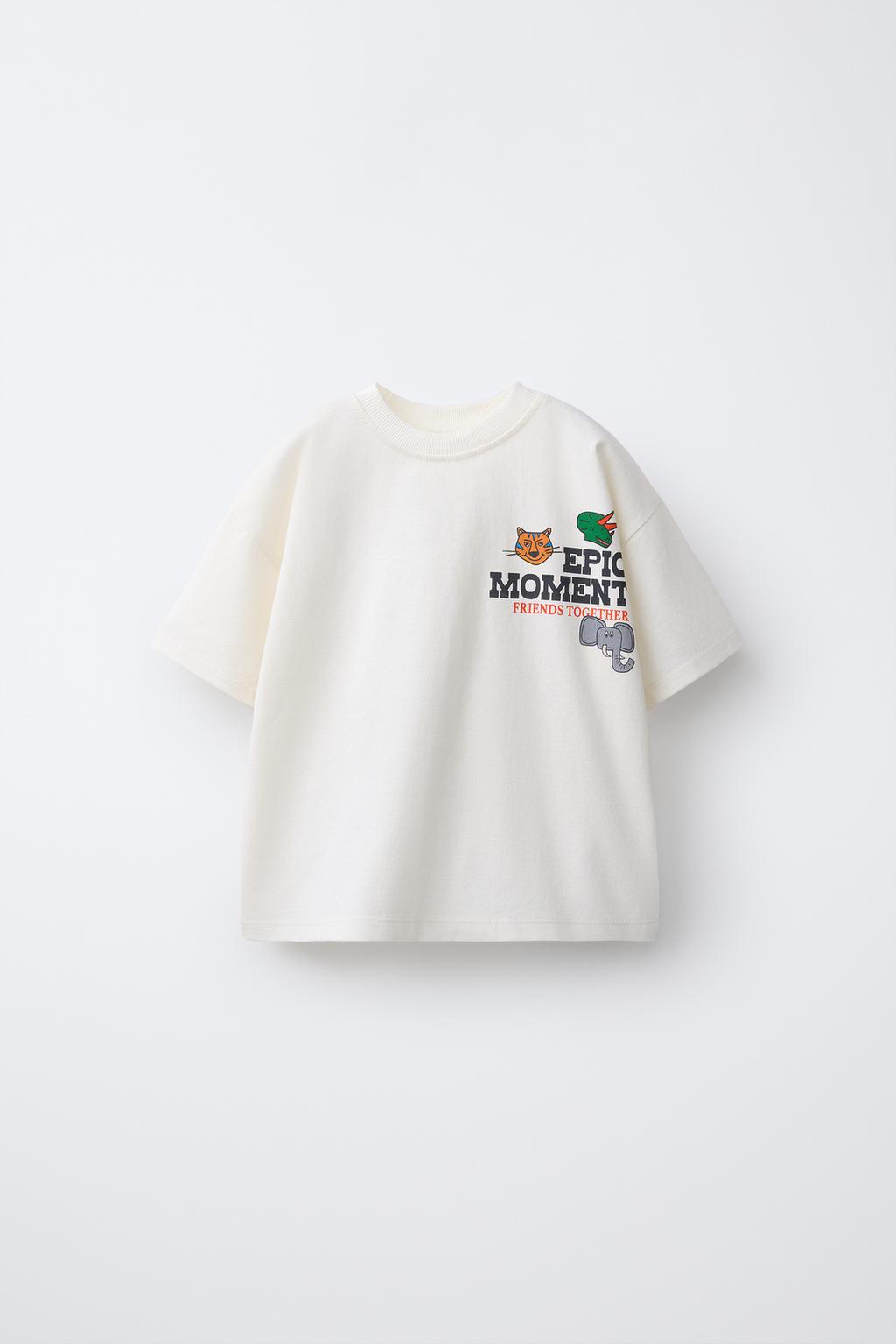 ФУТБОЛКА С ПРИНТОМ ЖИВОТНЫХ ЗООПАРКА