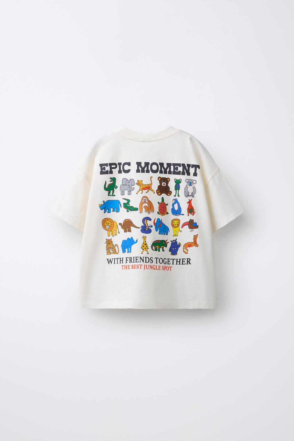 ФУТБОЛКА С ПРИНТОМ ЖИВОТНЫХ ЗООПАРКА