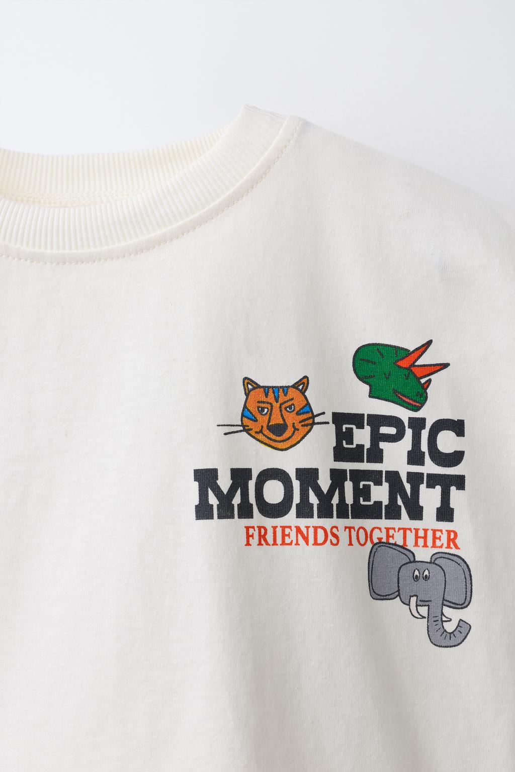 ФУТБОЛКА С ПРИНТОМ ЖИВОТНЫХ ЗООПАРКА