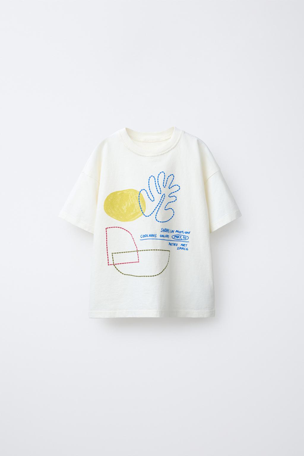 ФУТБОЛКА С ГЕОМЕТРИЧЕСКИМ ПРИНТОМ