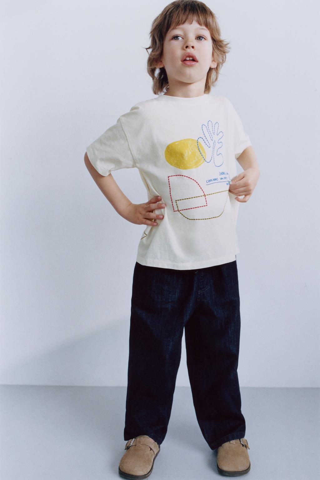 ФУТБОЛКА С ГЕОМЕТРИЧЕСКИМ ПРИНТОМ